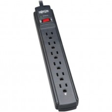 Tripp Lite Surge Protector Power Strip 120V 6 Outlet 6' Cord 790 Joule Black